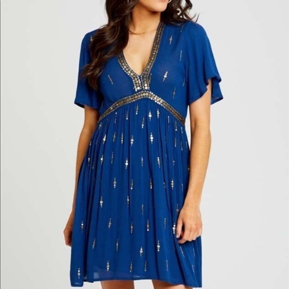 NWT Altar'd State sequined boho dress